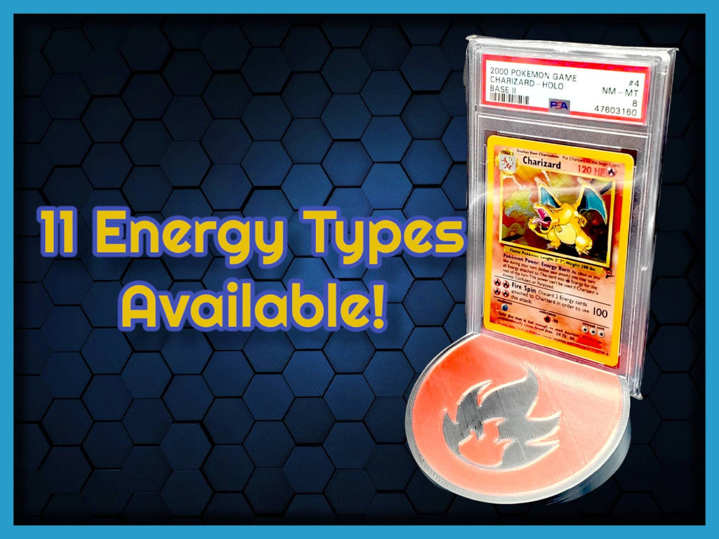 PokéStands - 3D Printed PSA Graded Card Stands (Normal Energies)