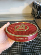 Circular 3D Printed Iron Man Stand for 1:6 Figures