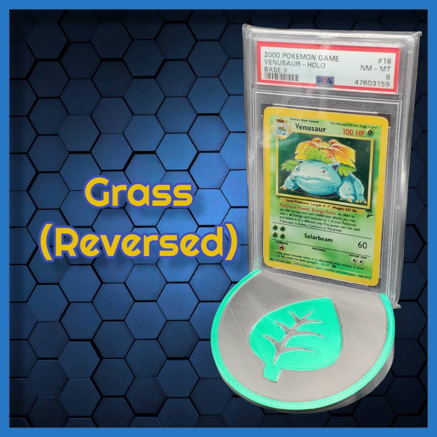 PokéStands - 3D Printed PSA Graded Card Stands (Reverse Energies)