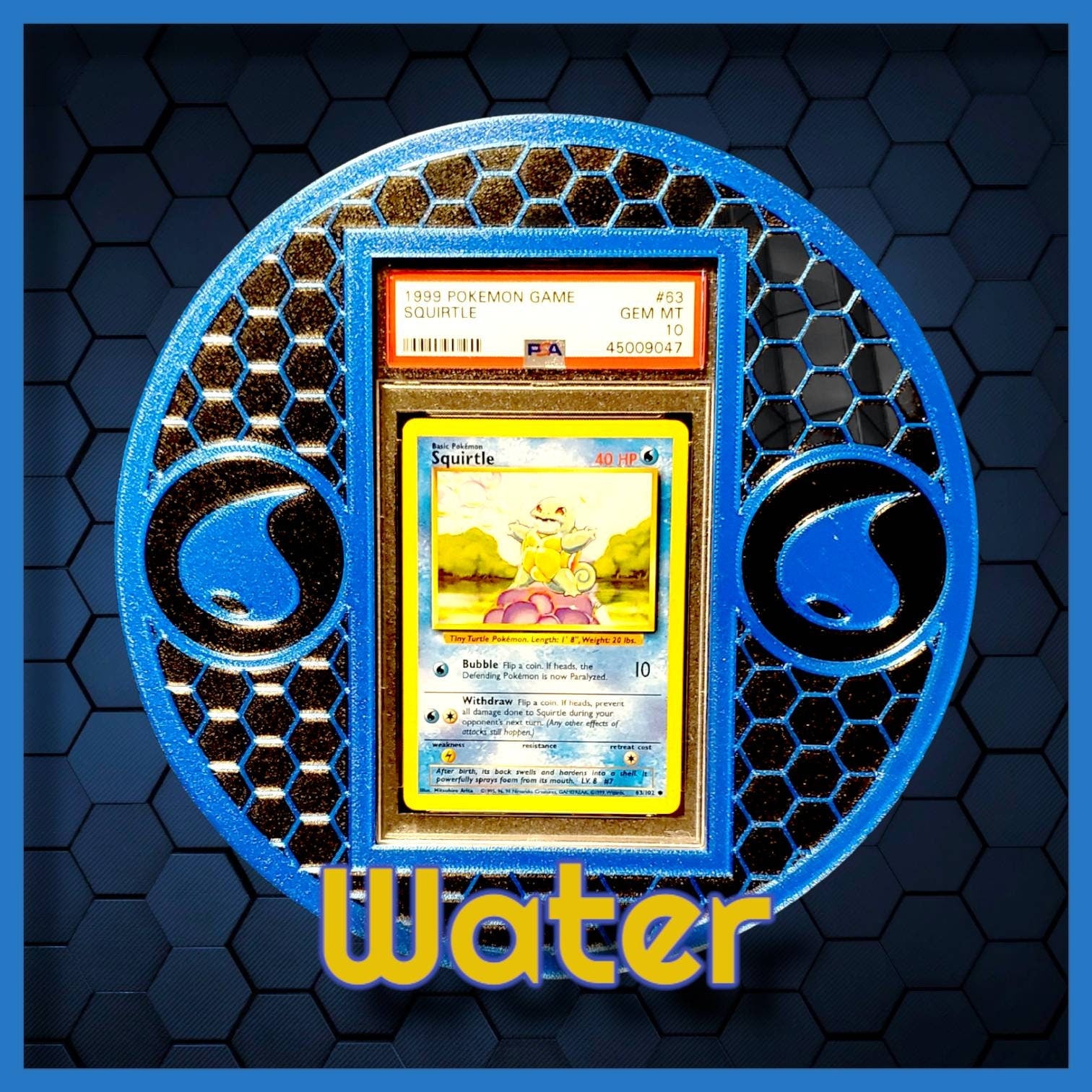 PokéFrames - 3D Printed Pokémon Graded Card Frames - Energy Frames (Circular)