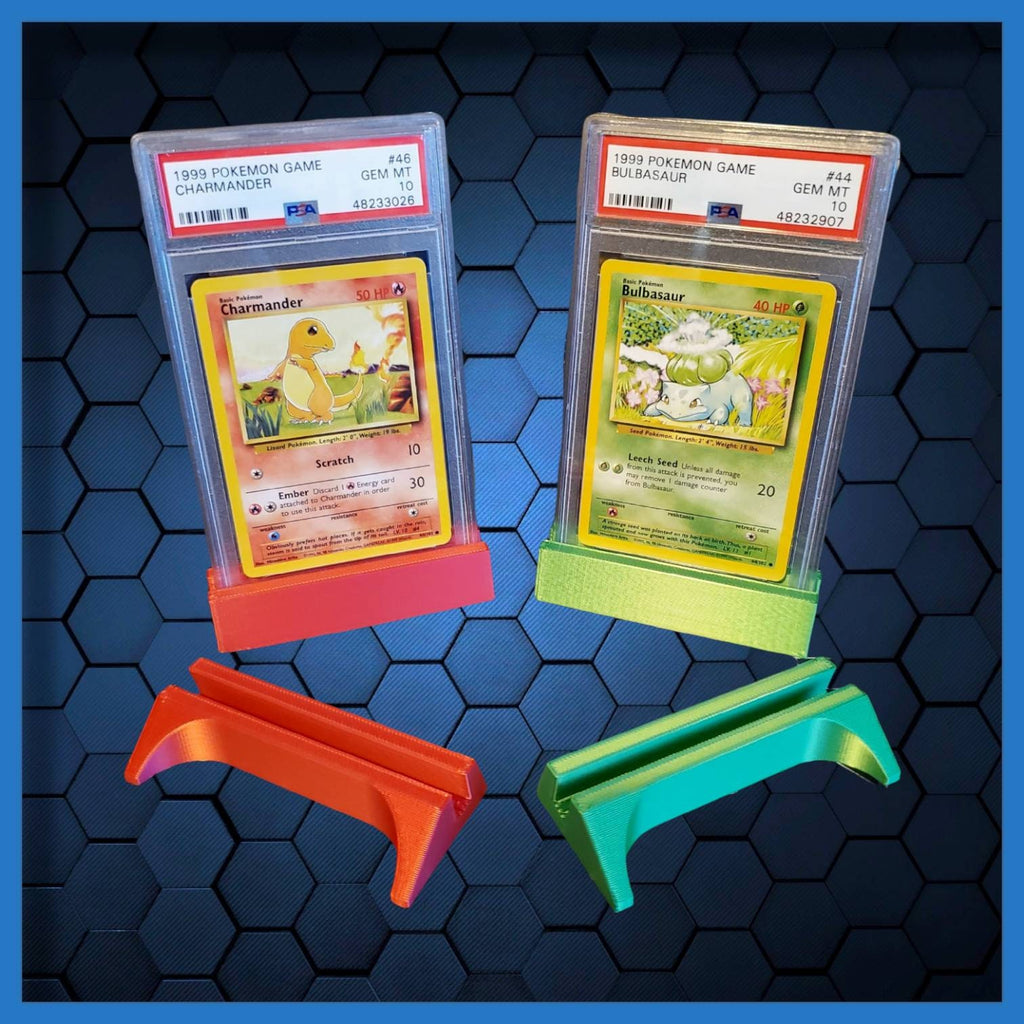 3D Printed PSA / BGS / CGC Graded Card Stands (5 Pack)