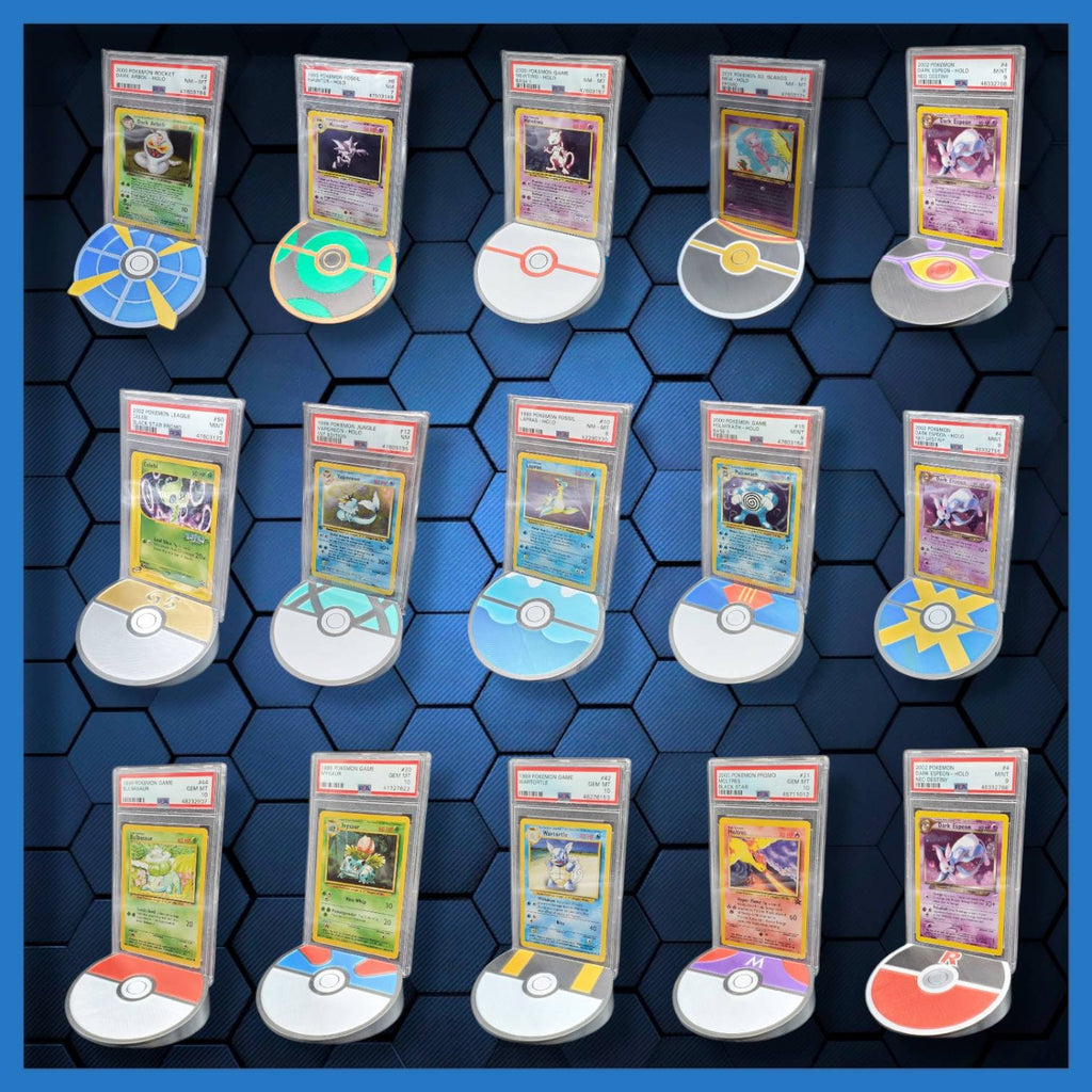PokéStands - 3D Printed PSA Graded Card Stands