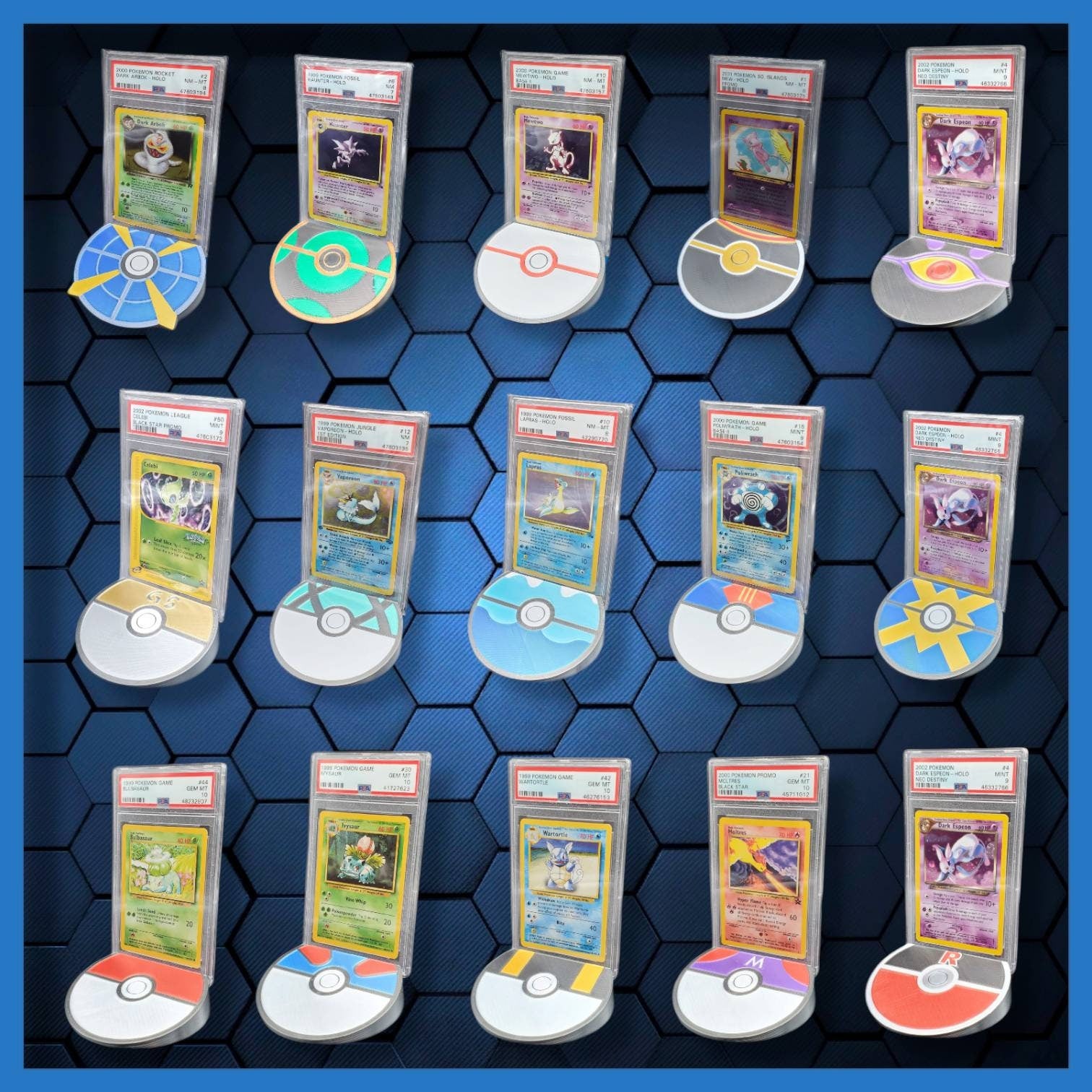 PokéStands - 3D Printed PSA Graded Card Stands