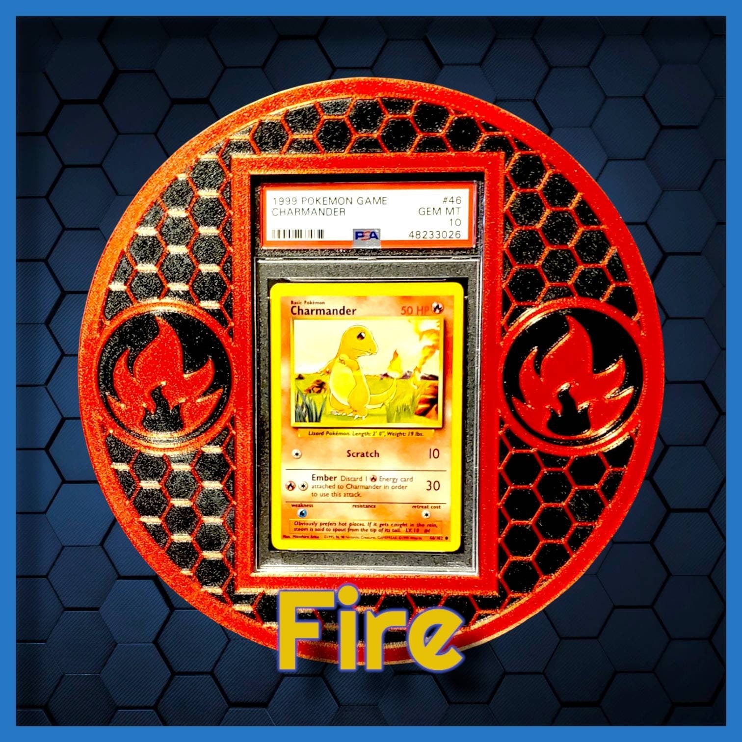 PokéFrames - 3D Printed Pokémon Graded Card Frames - Energy Frames (Circular)