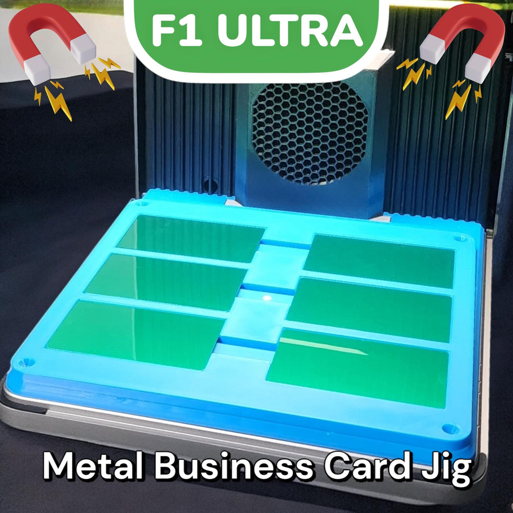 xTool F1 Ultra Metal Business Card Jig