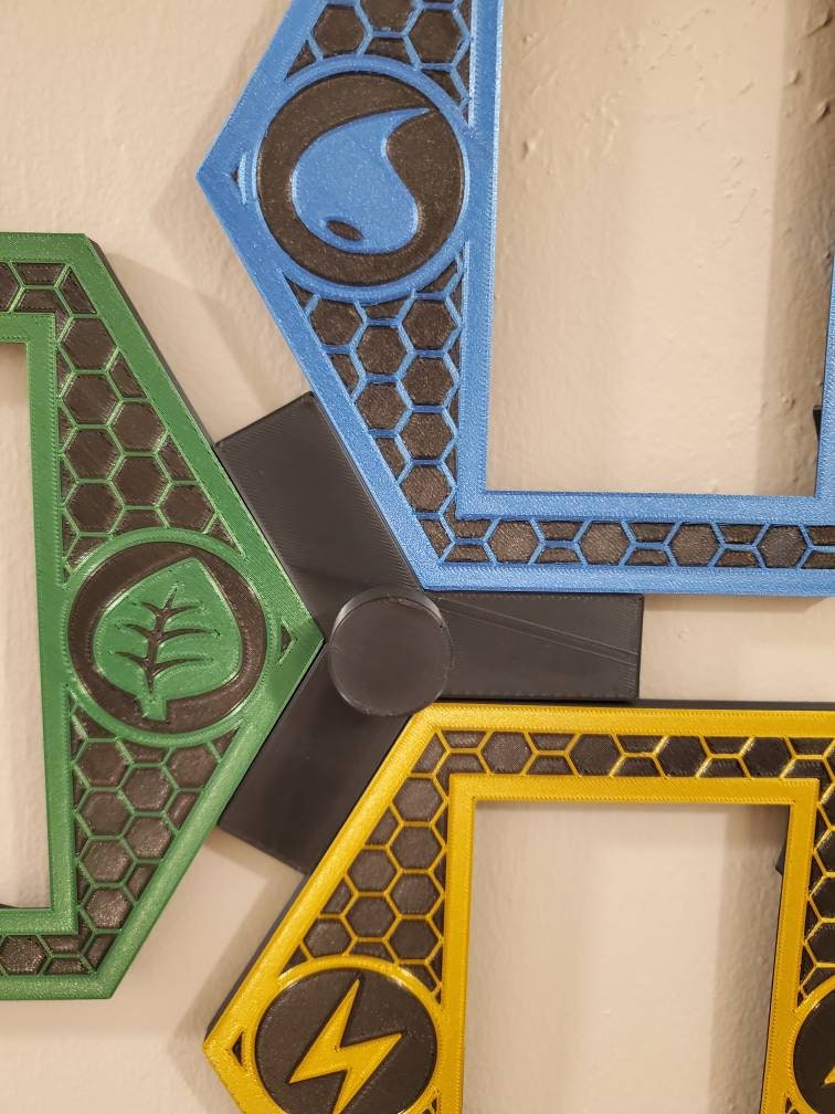 PokéFrames - 3D Printed Pokémon Graded Card Frames - Energy Frames (Hexagonal)