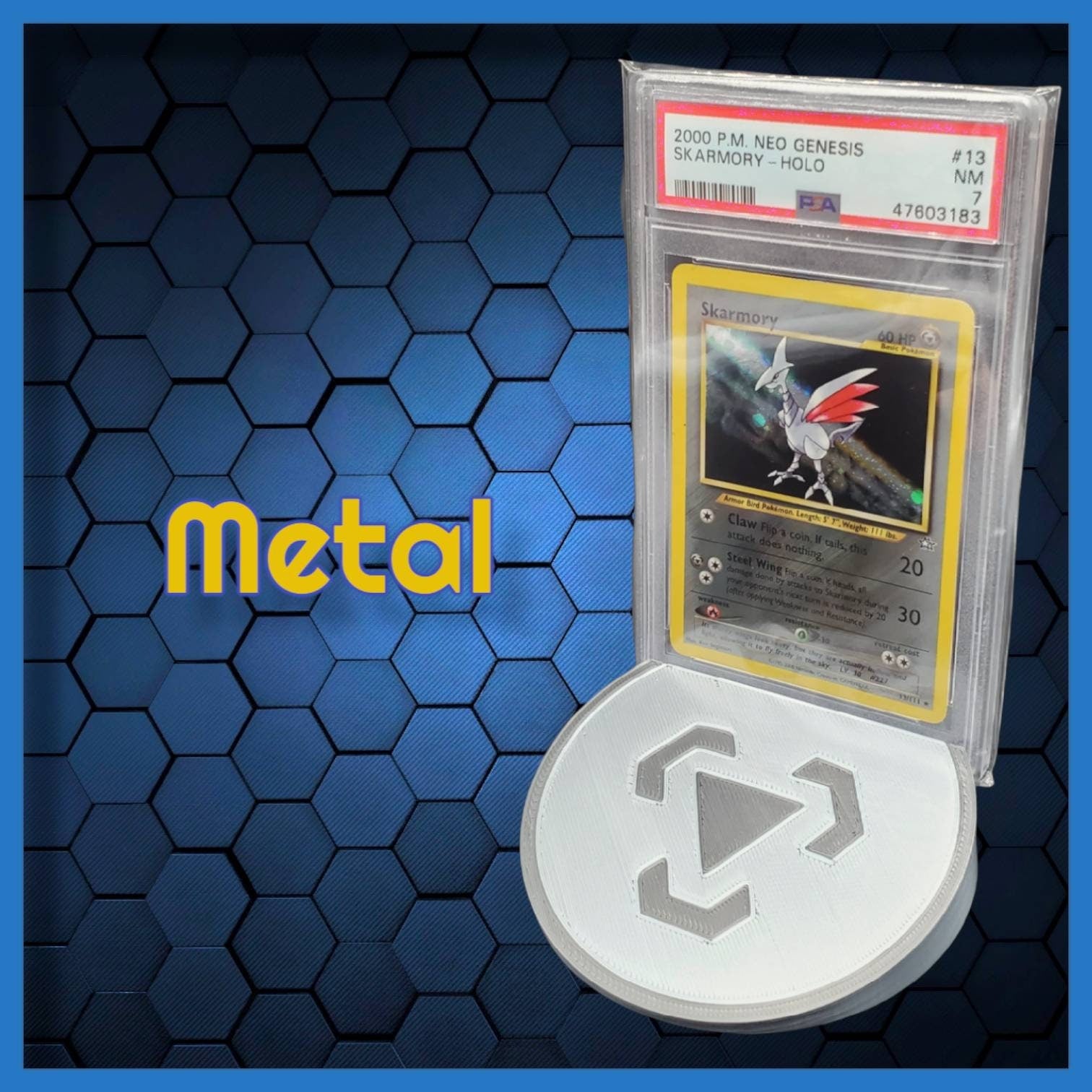 PokéStands - 3D Printed PSA Graded Card Stands (Normal Energies)