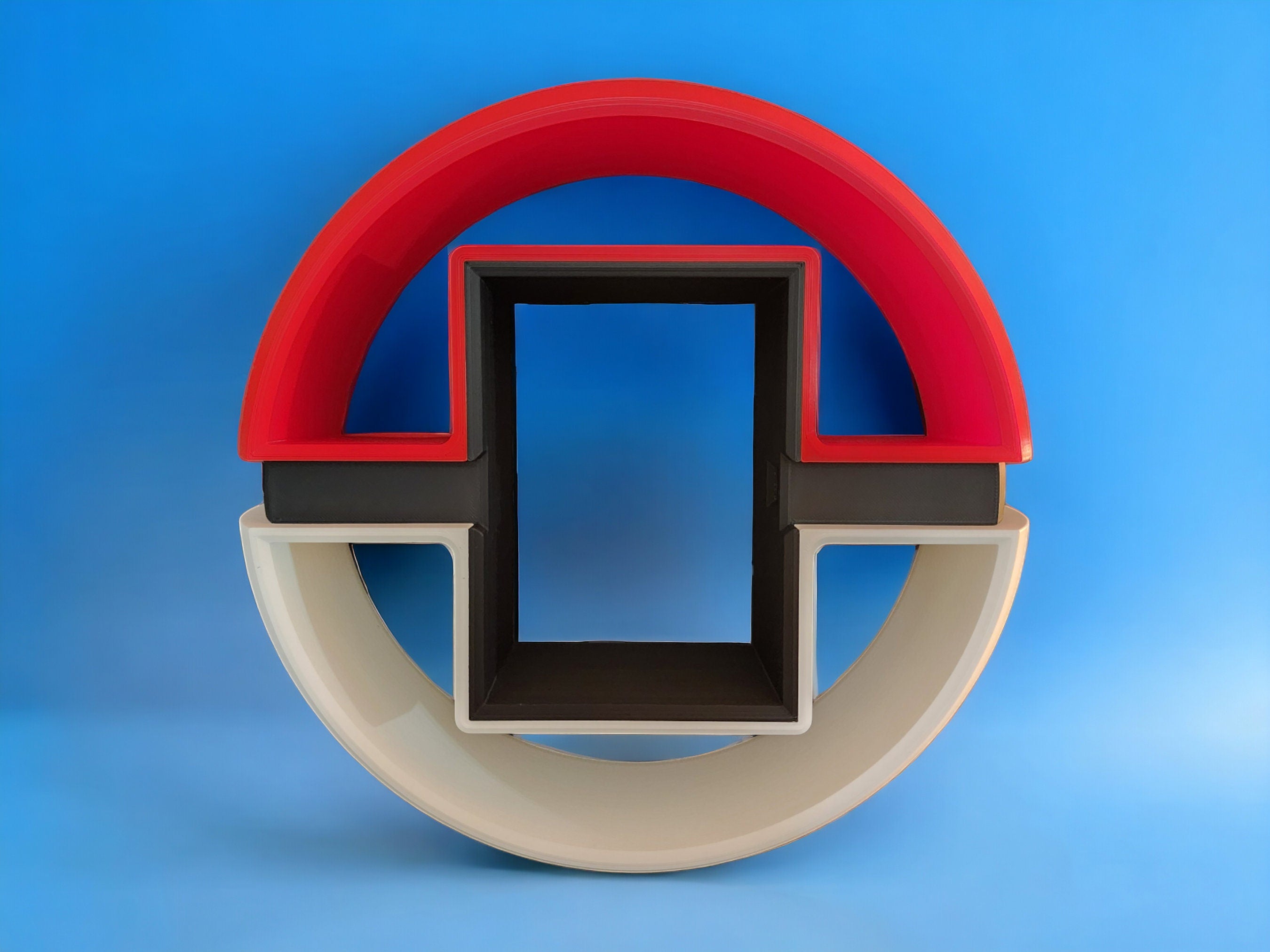 Poké Ball Inspired Light Up Wall Frame for Funko Pop! (3D Printed)