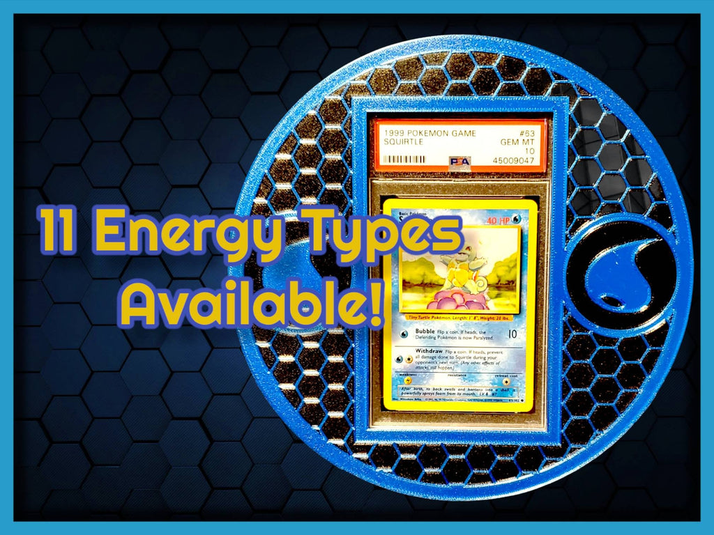 PokéFrames - 3D Printed Pokémon Graded Card Frames - Energy Frames (Circular)