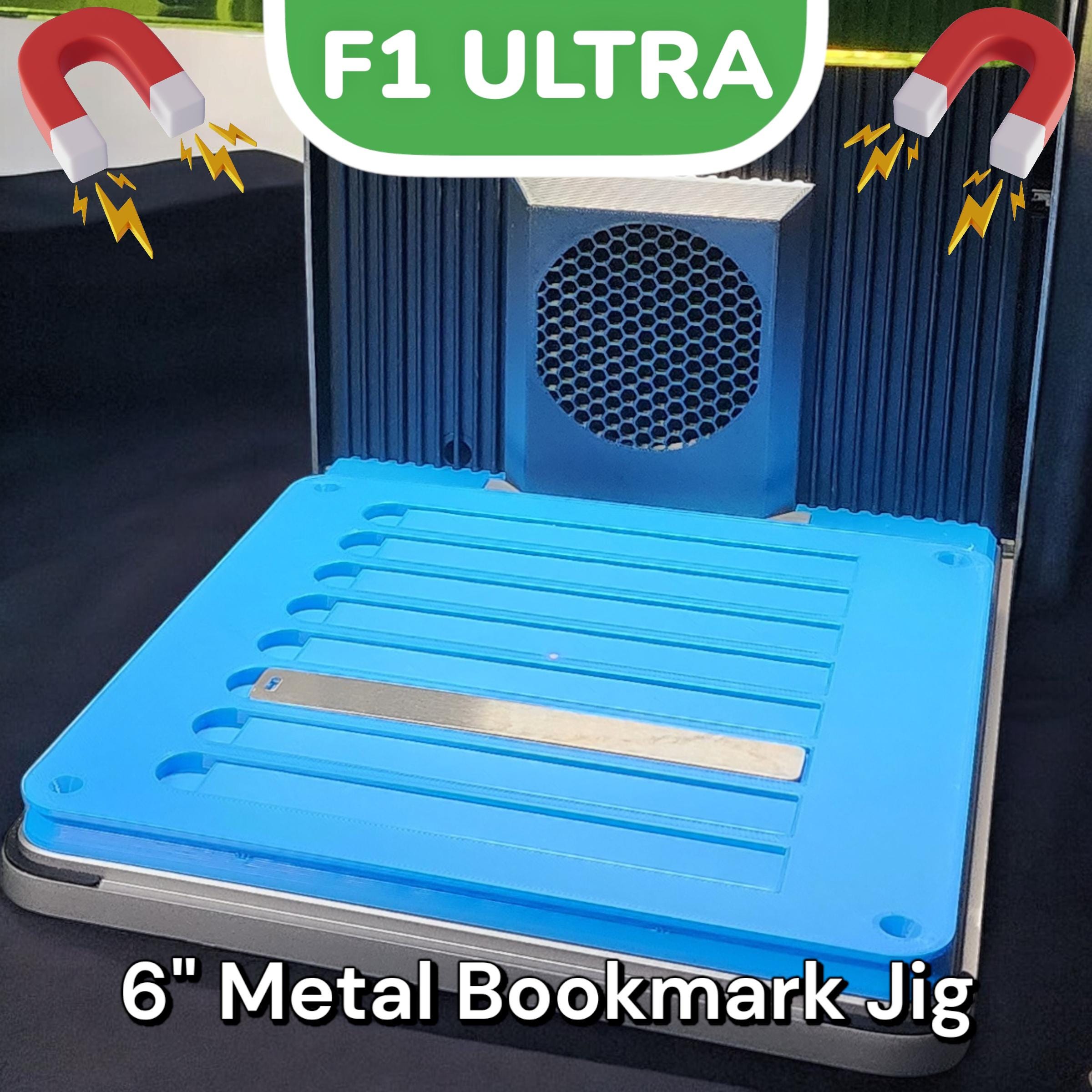 xTool F1 Ultra 6" Metal Bookmark Jig