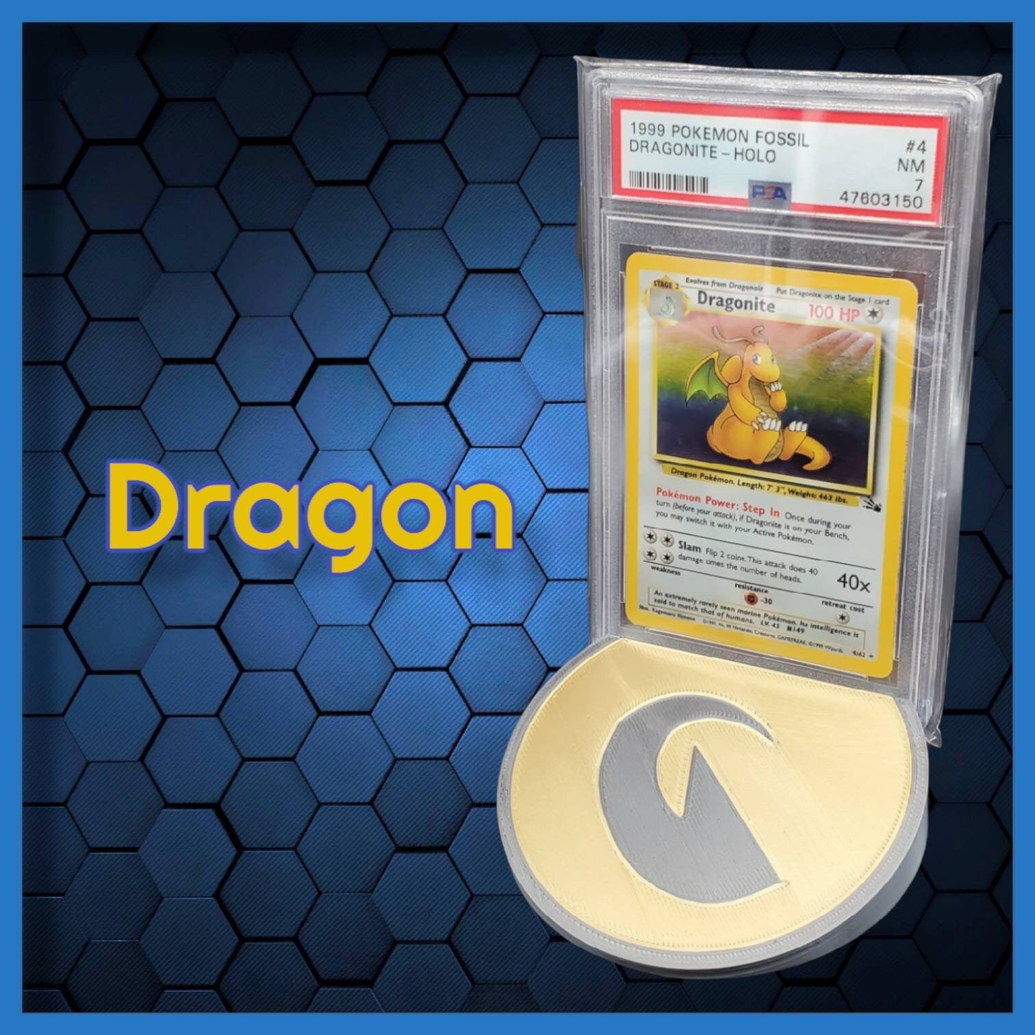 PokéStands - 3D Printed PSA Graded Card Stands (Normal Energies)