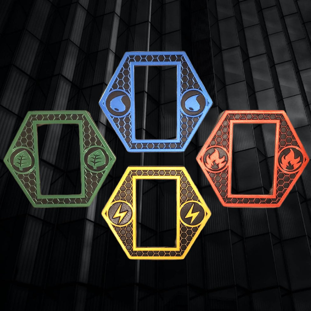 PokéFrames - 3D Printed Pokémon Graded Card Frames - Energy Frames (Hexagonal)